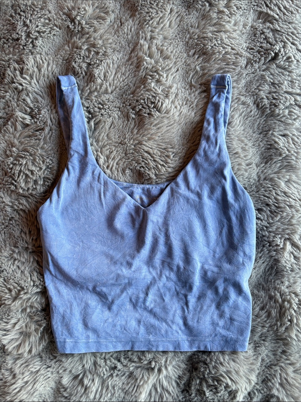 aerie Light Blue Scoop Neck Tank Top
